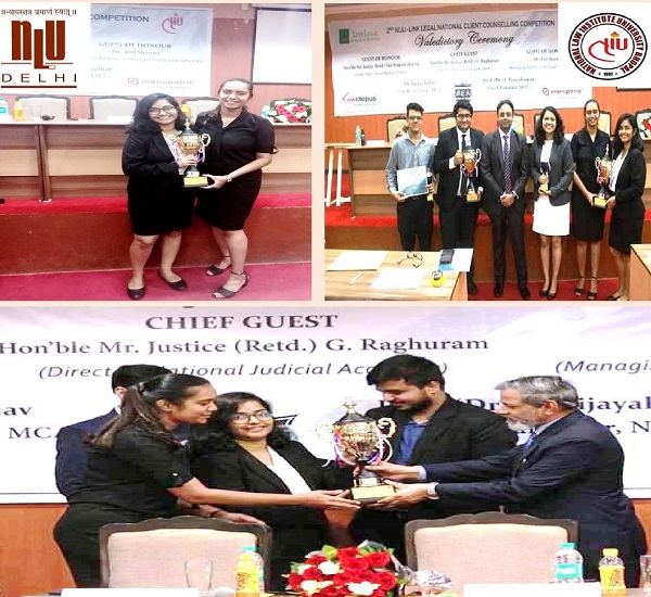 NLU Delhi’s Students stood Runners-up at the ‘Client Counselling Competition’